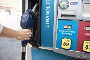 Removing/replacing a nozzle from an ethanol free gas pump.