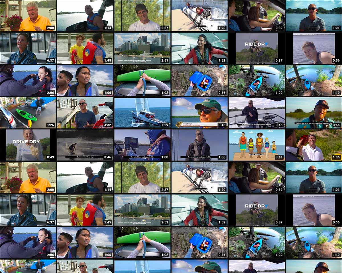 See all of the boating safety videos from the Water Sports Foundation on YouTube